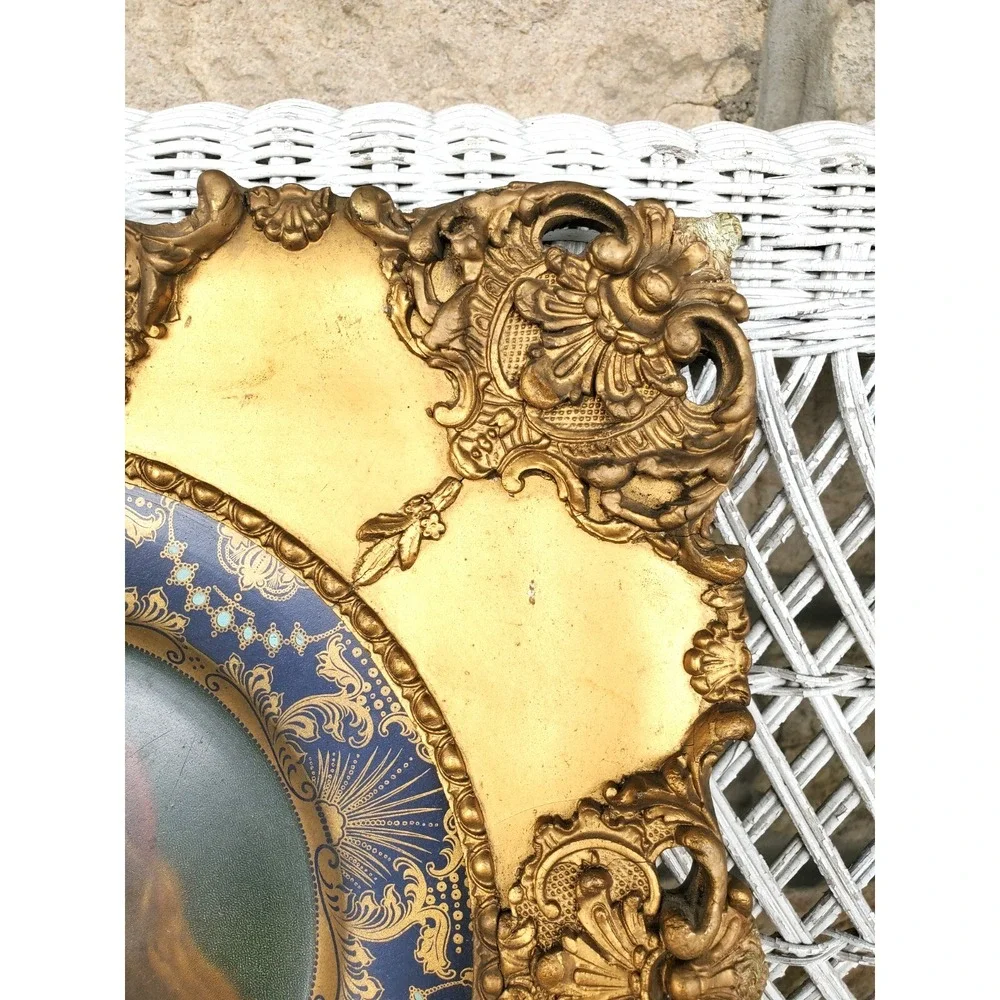 1905 Vienna Art Plate Beautifully Framed French France